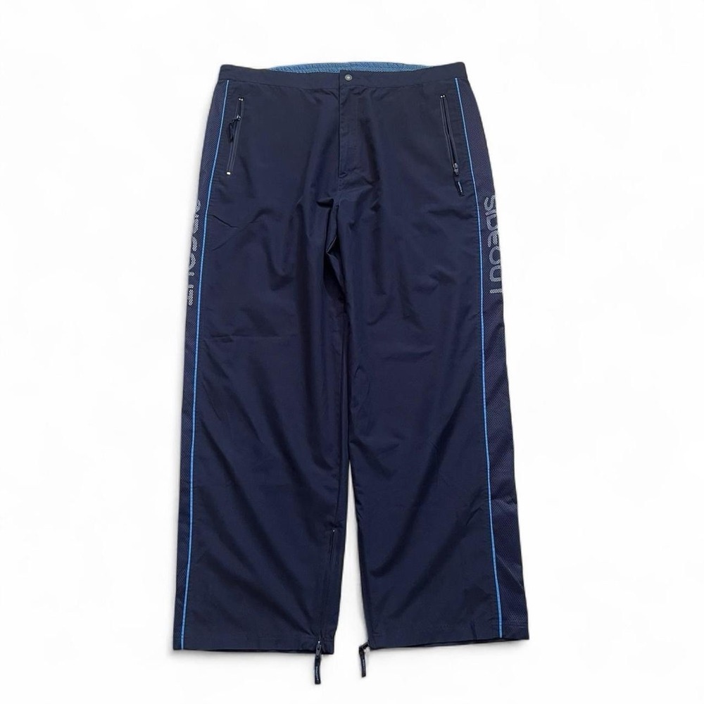 Sideout Wide Leg Baggy Track Pants With Zippers Men's Size XL Y2K Surf Skate